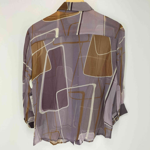 マックスマーラ MAX MARA 白タグ シルク100シアーブラウス レディース US:6
