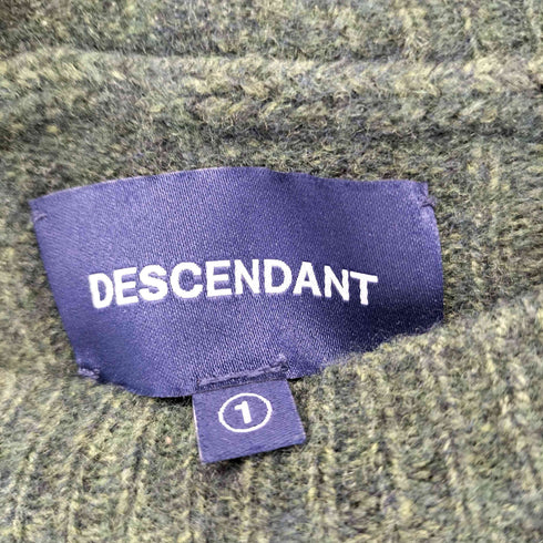 ディセンダント DESCENDANT 20AW CREST CREW NECK KNIT メンズ JPN:1