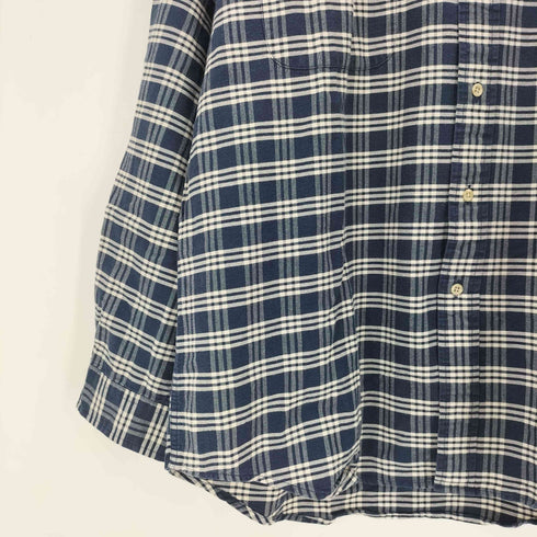 トミーヒルフィガー TOMMY HILFIGER 90S チェックBDシャツ メンズ import:XL
