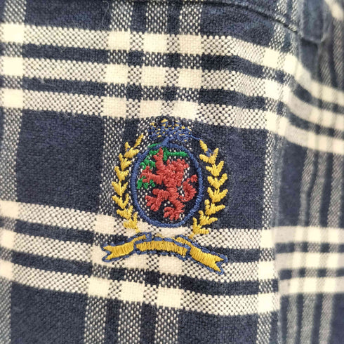 トミーヒルフィガー TOMMY HILFIGER 90S チェックBDシャツ メンズ import:XL