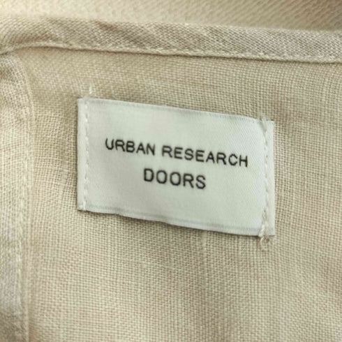 アーバンリサーチドアーズ URBAN RESEARCH DOORS リネン キャンディスリーブ ワンピース レディース JPN:M