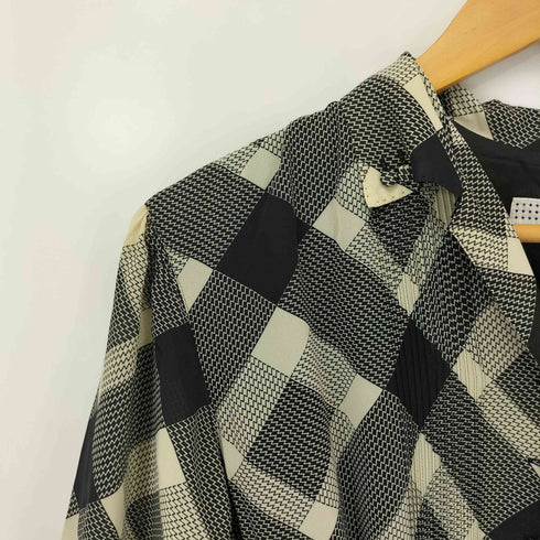 カネコイサオ KANEKO ISAO 総柄オープンカラーS/S ワンピース レディース