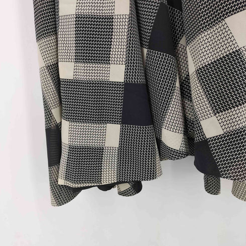 カネコイサオ KANEKO ISAO 総柄オープンカラーS/S ワンピース レディース