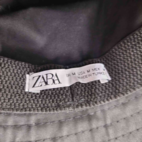 ザラ ZARA コーティングバケットハット メンズ