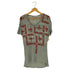 ヴィヴィアンウエストウッドマン Vivienne Westwood MAN オーブ ロゴ 総柄 プリント Vネック Tシャツ メンズ 44