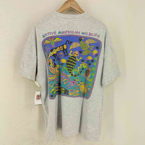 92S NATIVE AMERICAN WILDLIFE USA製 両面プリントTシャツ メンズ import:XL