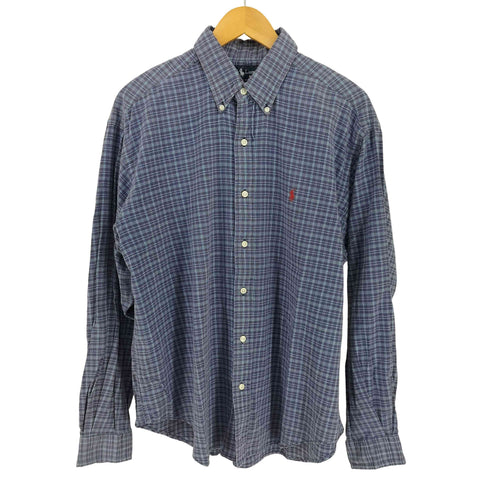 ラルフローレン RALPH LAUREN BLAKE チェック柄BDシャツ メンズ import:L