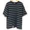 TRIANTAN ボーダークルーネック半袖Tシャツ メンズ JPN:XL
