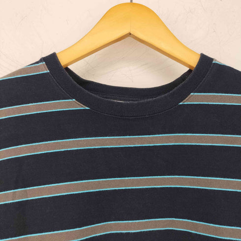 TRIANTAN ボーダークルーネック半袖Tシャツ メンズ JPN:XL