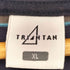 TRIANTAN ボーダークルーネック半袖Tシャツ メンズ JPN:XL