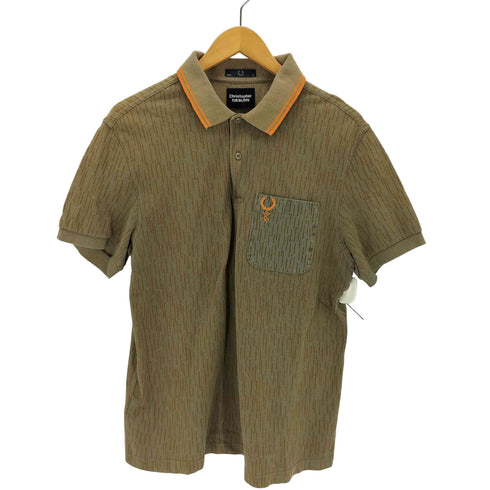 フレッドペリー FRED PERRY CHRISTOPHER RAEBURN ロゴ刺繍ポロシャツ メンズ UK:42