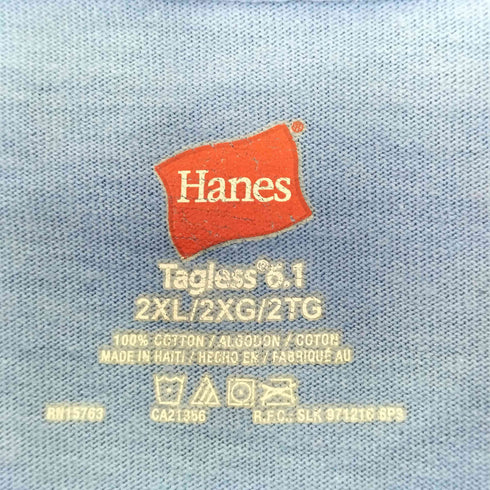 ヘインズ Hanes 両面キャラクタープリントクルーネックTシャツ メンズ 2XL