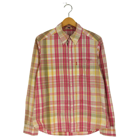 リーバイス Levis 00s Red Tab チェック ボタンダウンシャツ メンズ import:M