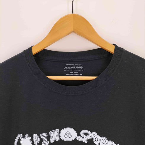 両面プリントクルーネックTシャツ メンズ