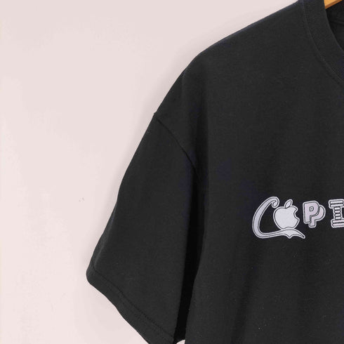 両面プリントクルーネックTシャツ メンズ