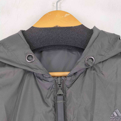 アディダス adidas ナイロンジップアップフーデッドベスト レディース JPN:XL