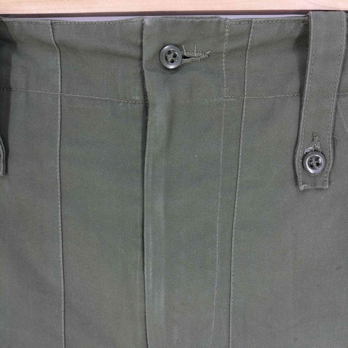 BRITISH MILITARY イギリス軍 LIGHTWEIGHT OPTIジッパー ファティーグパンツ ベイカーパンツ メンズ LEG/75 WAIST/76 SEAT/92
