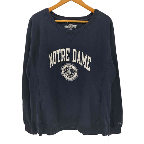 チャンピオン Champion 00S REVERSE WEAVE NOTRE DAME カレッジプリント Vガゼット スウェット メンズ JPN:XXL
