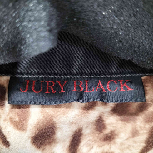 ジュリーブラック JURY BLACK レオパード柄 切替デザインジャケット レディース