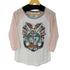 ビラボン BILLABONG フロントプリント ラグランTシャツ レディース import:M
