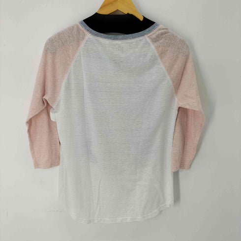 ビラボン BILLABONG フロントプリント ラグランTシャツ レディース import:M
