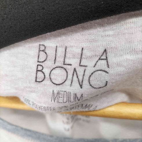 ビラボン BILLABONG フロントプリント ラグランTシャツ レディース import:M