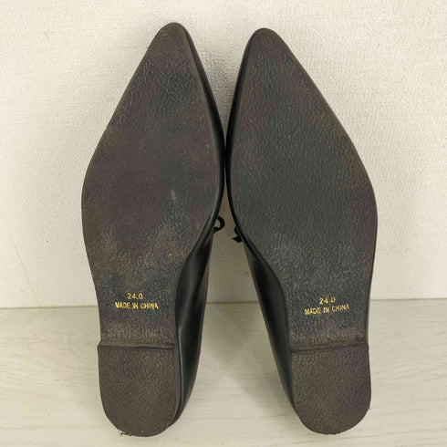 シップス SHIPS quaranciel 25ss リボン ポインテッド トゥ フラット シューズ レディース JPN:24
