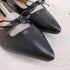 シップス SHIPS quaranciel 25ss リボン ポインテッド トゥ フラット シューズ レディース JPN:24