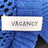ヴァカンシー VACANCY リバーシブルラメメッシュニット レディース