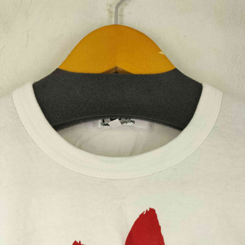 プレイコムデギャルソン PLAY COMME des GARCONS フロントプリント S/S Tシャツ レディース JPN:M