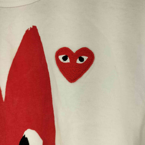 プレイコムデギャルソン PLAY COMME des GARCONS フロントプリント S/S Tシャツ レディース JPN:M