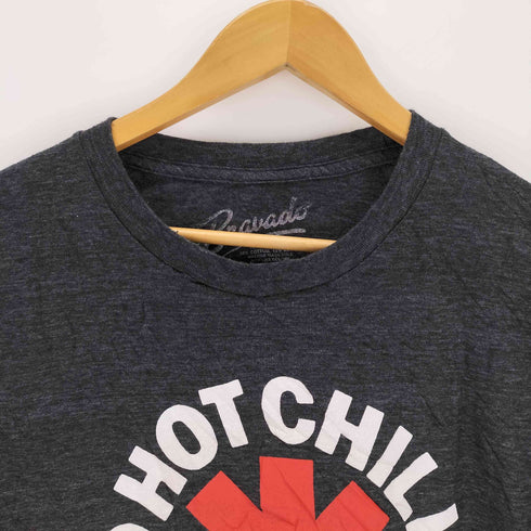 バンドプリントクルーネックTシャツ メンズ 2XL