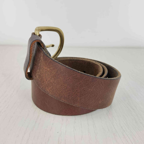 バイソン BISON USA製 レザー ベルト メンズ 32