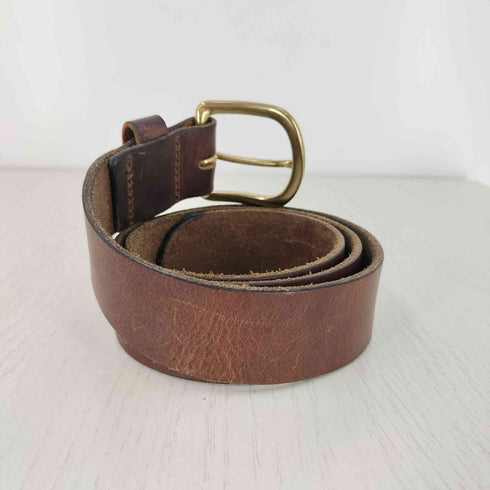 バイソン BISON USA製 レザー ベルト メンズ 32