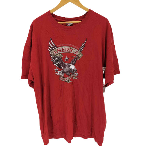 イーグルプリントクルーネックTシャツ メンズ XXL