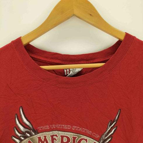 イーグルプリントクルーネックTシャツ メンズ XXL