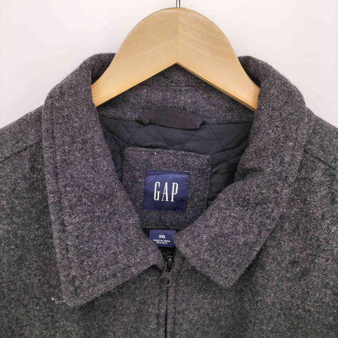ギャップ Gap 00s OLD 裏地キルティング ウール ジップアップ ジャケット メンズ import:XXL