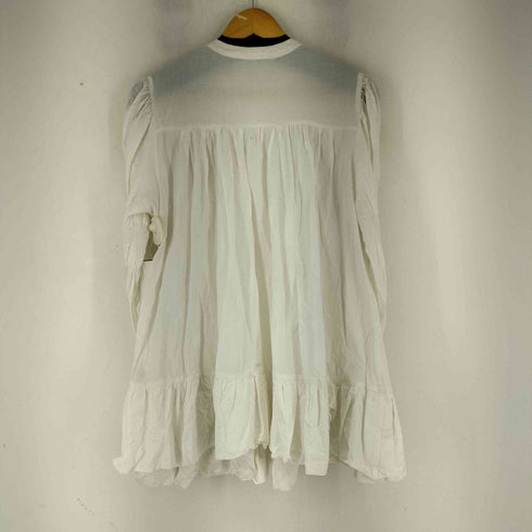 ザラ ZARA カットワーク L/S ブラウス レディース import:L
