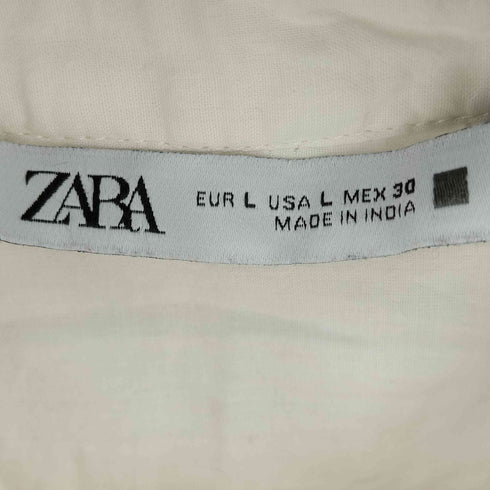 ザラ ZARA カットワーク L/S ブラウス レディース import:L