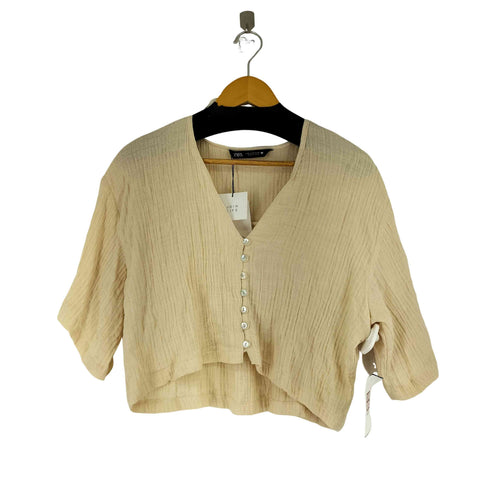 ザラ ZARA Butter Top レディース import:M