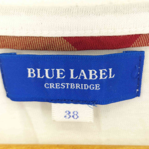 ブルーレーベルクレストブリッジ BLUE LABEL CRESTBRIDGE フロントプリント S/S Tシャツ レディース JPN:38