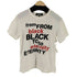 ブラックコムデギャルソン BLACK COMME des GARCONS from black to eternity フロントプリントTee メンズ JPN:M