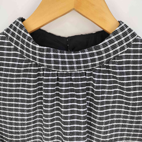 プロポーションバイボディードレッシング PROPORTION BODY DRESSING バルーンスリーブチェックブラウス レディース JPN:M