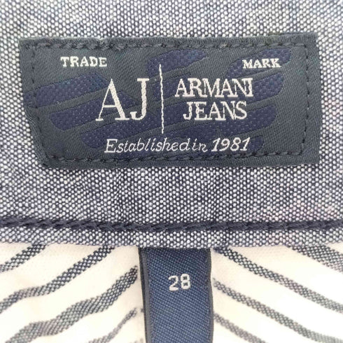 アルマーニジーンズ ARMANI JEANS ストライプショーツ レディース 28