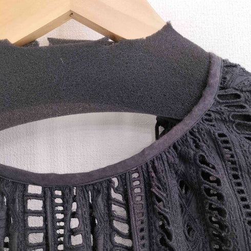 イエナ IENA カットワークレース ティアードワンピース レディース