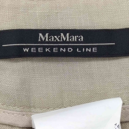 マックスマーラウィーケンドライン Max Mara WEEKEND LINE リネンパンツ レディース 44