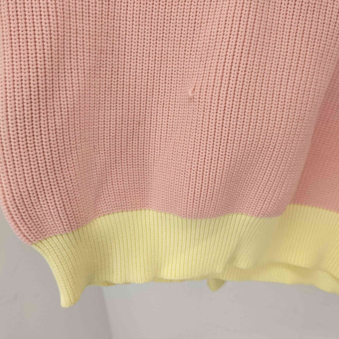 アダムエロペ Adam et Rope 別注 LOGAN Knitting mills ビッグシルエットVネックニット レディース JPN:M