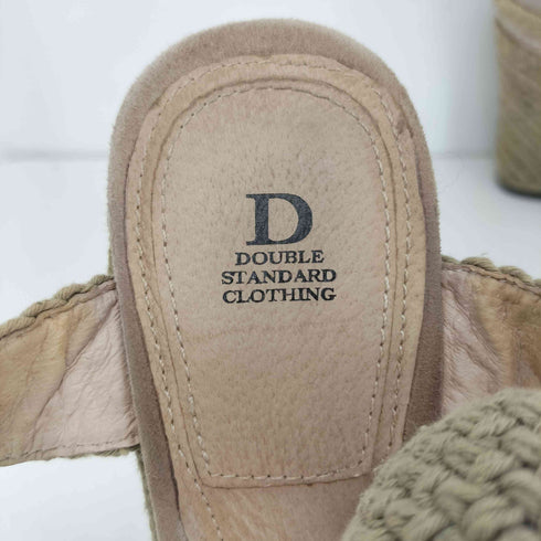 ダブルスタンダードクロージング DOUBLE STANDARD CLOTHING アンクルストラップサンダル レディース 36.5