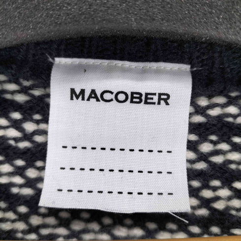 マコバ macober 別注 バーズアイニット メンズ