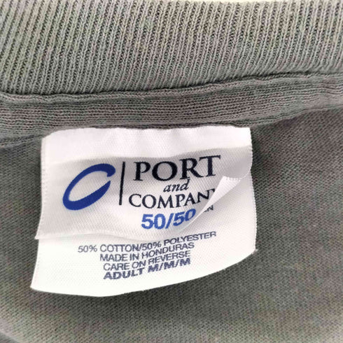 ポートアンドカンパニー PORT and COMPANY 両面プリントクルーネックTシャツ サークル 12術 メンズ JPN:M